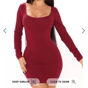 FASHION NOVA Stellar Seamless Ribbed Mini Dress♥️